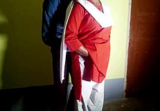 schoolgirl fucks security guard for exam paper quickie