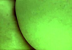 She uses strap-on on him while his load drips out with chastity belt play