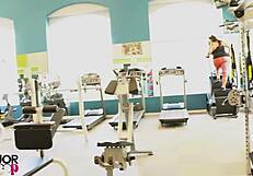 Sofia Lures Rome for Hard Gym Fuck and Ass Cumshot