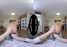 mature milf in heels dress toys her natural tits pussy during deep pov reality interrogation