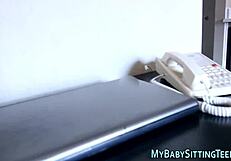 that teen babysitter hops on pov riding hard with blowjob and facial finish