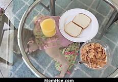 bubbly milf stepmom sucks her stepsons girthy dick for confidence boost