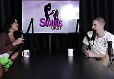 ator brocha sem pauzão em ménage masculino? gangbang reverso com alemã sheer red lingerie bdsm!