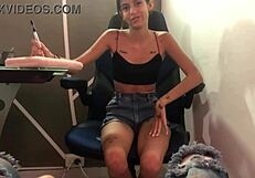 piscologa sexual begs for my huge cock in her tight pussy