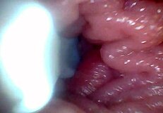 Endoscope reveals daddy's huge cock humiliating small penis up close