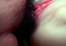 FINGER AND DICK DOUBLE STUFF THIS SHAVED PUSSY CLOSE UP!