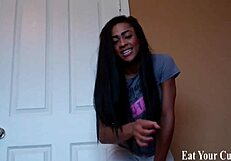 cum on my tits and eat it all up cei