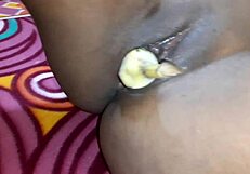 wanna see this horny indian girl shove a banana deep in her wet pussy?