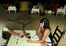 Restaurant Guests Watch Milf Orgy with Monster Cocks and Public Cumshots