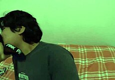 stepsis catches me sniffing her panties spanks my cock as dominatrix punishment