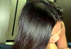 Beautiful tight-pussied 18yo Thai teen rides massive white cock bareback.