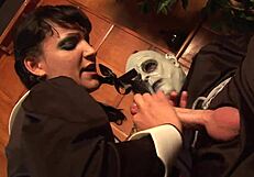 Slutty Blonde College Bookworm Sucks Cock Swallows Jizz Library Cumshot