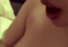 Luna takes massive facial cumshot after dildo play!