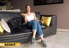 amateur colombian model's pussy destroyed in rough fake interview!