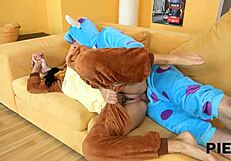 wanna join this pajama party fuck with creampie finish?