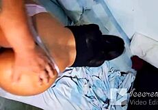 My stepmom craves rough anal creampie and begs for my huge cock