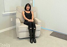 bound milf stella taped tight for rough face fucking and gagging deepthroat