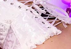 Cuckold Records Wife Gulping Neighbor's Massive BBC Bareback Cowgirl Ride