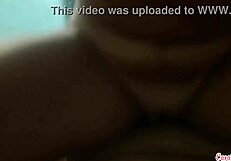 marido pounds esposa's tight pink pussy bareback creampie explosion inside