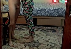 Teen With Braids Kneels And Deepthroats Cock Begging For Cumshot She Cant Resist!