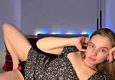 Watch me finger this tight 18yo pink pussy until she cums hard on webcam