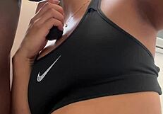 Amateur latina babe deepthroats bbc then gets face fucked outdoors by nysdel