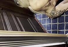 omg mia velvet slurps her husband's throbbing cock so deep down her throat in bed 😍🍆