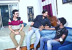 Desi Cute Sex Doll Takes Gangbang and Multiple Face Cumshots in Hindi