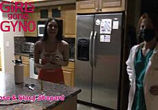 blaire celeste tests toys on hooters in nonnude gyno exam bts