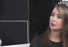 italian babe freya dee bent over assfucked hard by christian clay's monster cock to cumshot limit