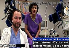 i'm the freshman shaking as nurse jackie banes forces hitachi vibrator deep on my pussy till i squirt orgasm