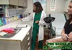 naughty nurses mira and aria worship patient's toes in clinic