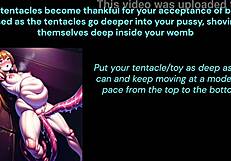 Crimson Commands Lost Girl in Rough BDSM JOI with Cum-Filled Double Penetration!