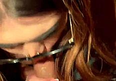 watching my cute latina secretary's sensual mouth work drives me wild