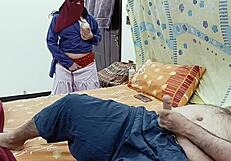 Desi Schoolgirl Rides Stepfather Cock After Watching Stroke