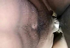 Can a skinny slut handle that monster black cock slamming her pussy in the bathroom?