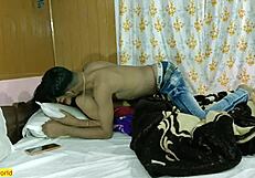 Beautiful Desi Wife Cheats with Neighbor Devar: Erotic Creampie Fuck Hides from Husband