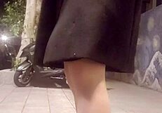 Shemale Ting Xuan Plugs Her Ass Publicly Then Fingers Herself On Outdoor Walk