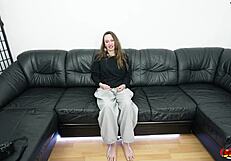 whoa slim ukrainian mari moon cums in eye during berlin scout casting rough fuck