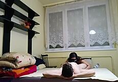 Whoa, sexy pinay girlfriend deep sucks juicy cock then rides cowgirl moaning hard