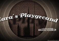 british student in uniform fingers pussy on sofa for professor