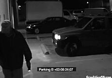 oh man i cant believe shes blowin the security guard just to dodge that fine at work...