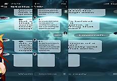 Her massive tits make my heart race in this starry whisper game