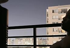 my best friend's boyfriend's cock gets balcony blowjob from braces latina nysdel