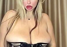 check out these big natural tits dancing tight in that corset