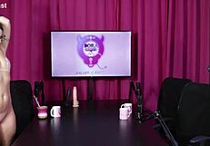 blonde brazilian and redhead lesbian swingers strip lingerie for oily tantric massage orgy