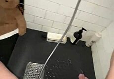 im arab teen mastrubatin my tight pussy in shower