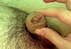 Humiliated Girl Sucks and Deepthroats Tiny Cock Closeup for Cumshot