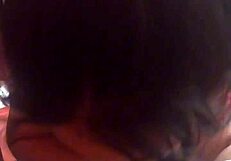 latina teen gives daddy epic deepthroat blowjob and swallow