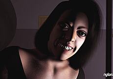 my wild 3d cartoon gangbang bangs multiple cocks in intense group orgy